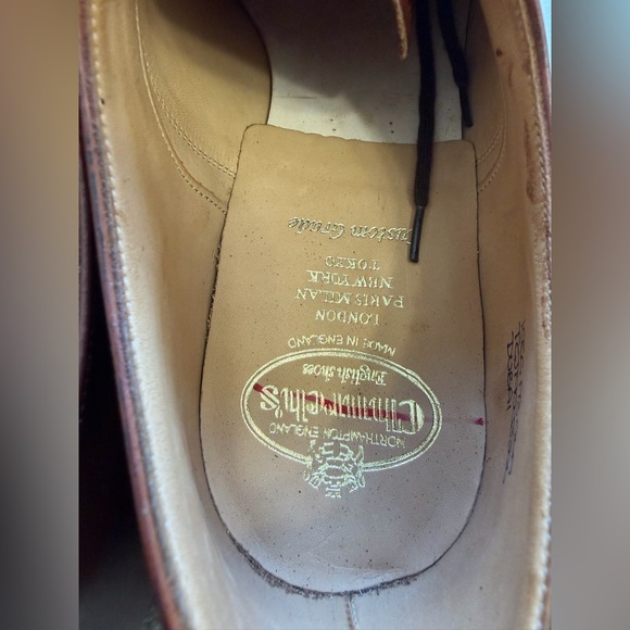 NEW! $1,250 Church’s Burnished Antiqued Brown Cap-toe Oxford Dress Shoes 11.5 main image 8